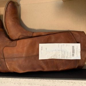 Frye brown leather boots